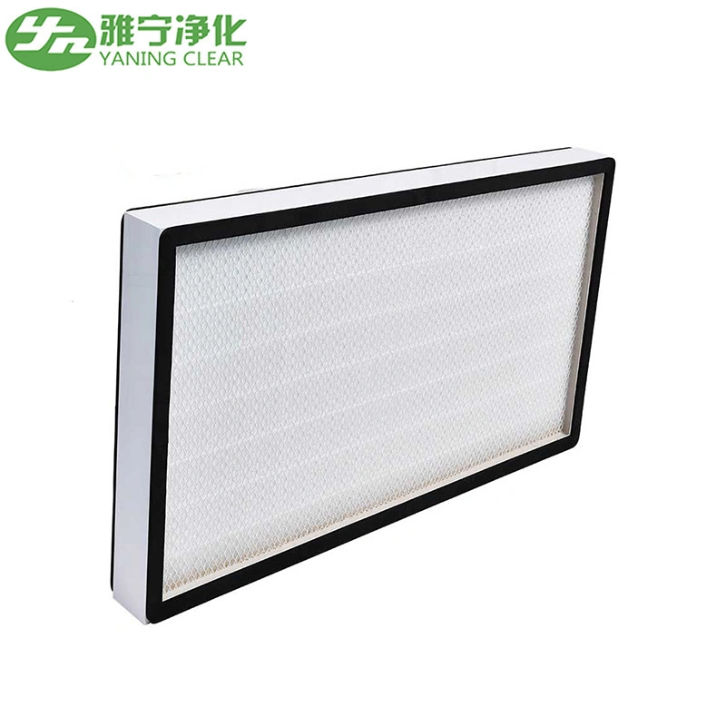 Yaning Certificated Customized Mini-Pleat HEPA Filter for Cleanroom