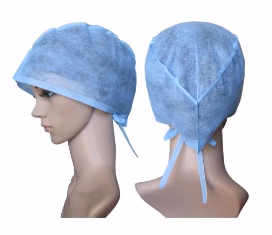 China PP Non Woven Surgical Disposable Space Cap Hood Manufacturer