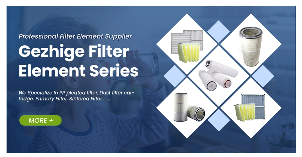 Gezhige Universal Filter Cartridge Factory High-Quality G3 G4 Pre Filter Primary Filter China Easy Use Ventilation System Metal Frame Primary Air Filter